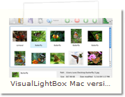 Javascript Photo Gallery Mac version - Main Window